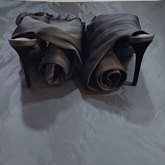 BRAND NEW CAPE ROBBIN KNOTTED HIGH HEEL THIGH HIGH OPEN TOE SANDAL - Picture 12 of 16